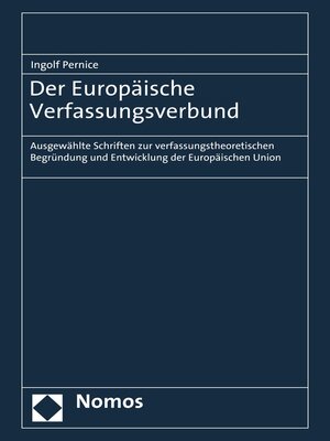 cover image of Der Europäische Verfassungsverbund
